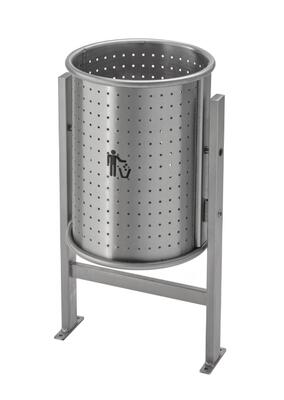 55L Brushed Stainless Garden Pewter